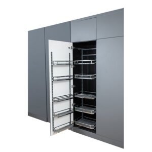 Vertical Storage Cabinet Pull-Out Kitchen Organizer