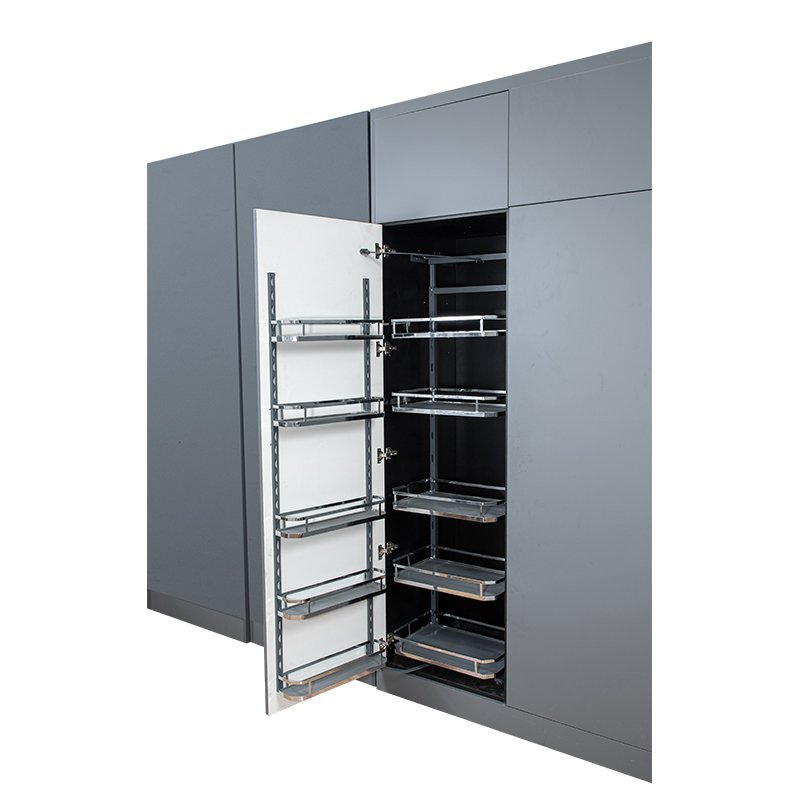 Vertical Storage Cabinet Pull-Out Kitchen Organizer