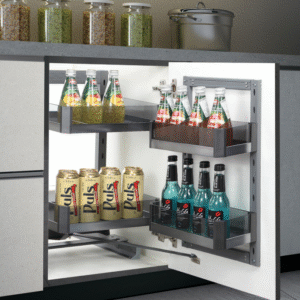 Kitchen Cabinet Storage Organizers Pull-Out Basket