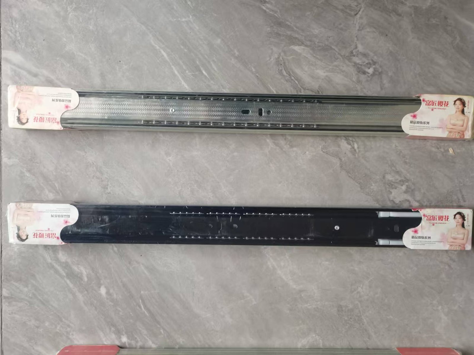 Full Extension Drawer Slides Soft Close Guide Rail