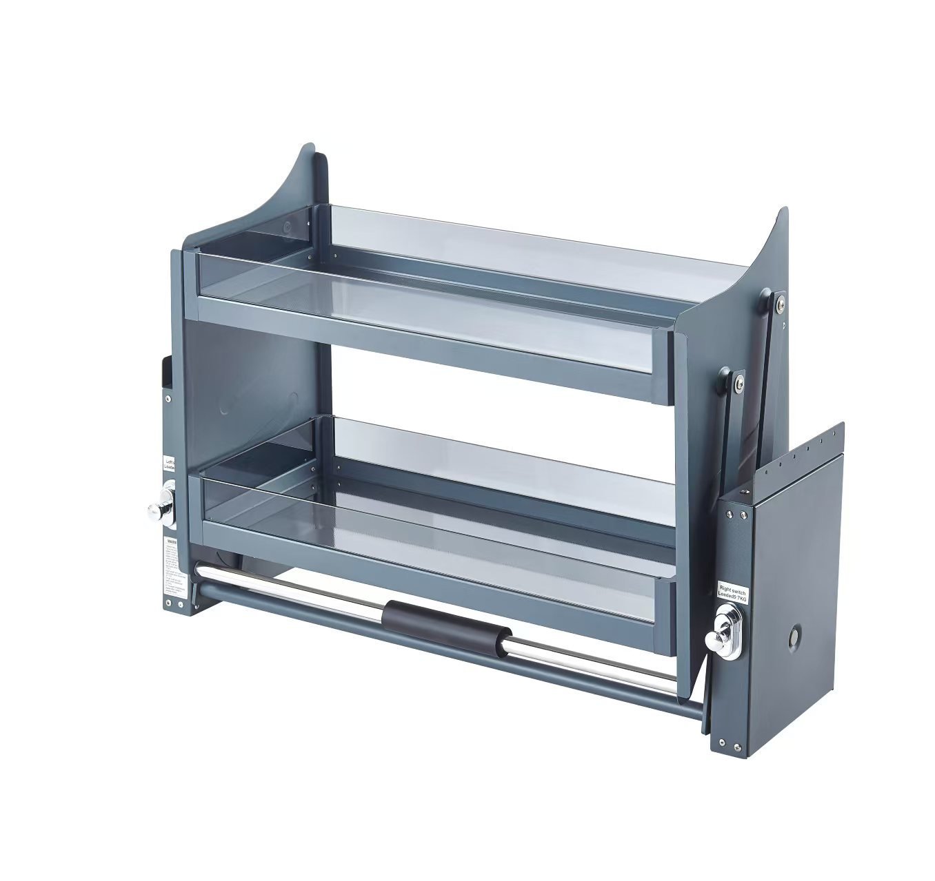 Upper Kitchen Cabinets Storage Lift Basket Organizer