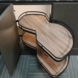 Le Mans Kitchen Corner Swing Tray Basket Organizer